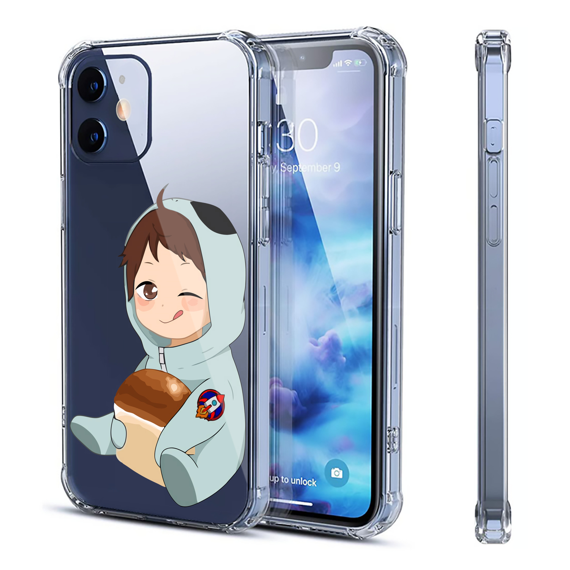 （画像用） ハイキュー!! Haikyu!! 【iPhone 12シリーズ対応】透明スマホケース（クリアソフトケース）